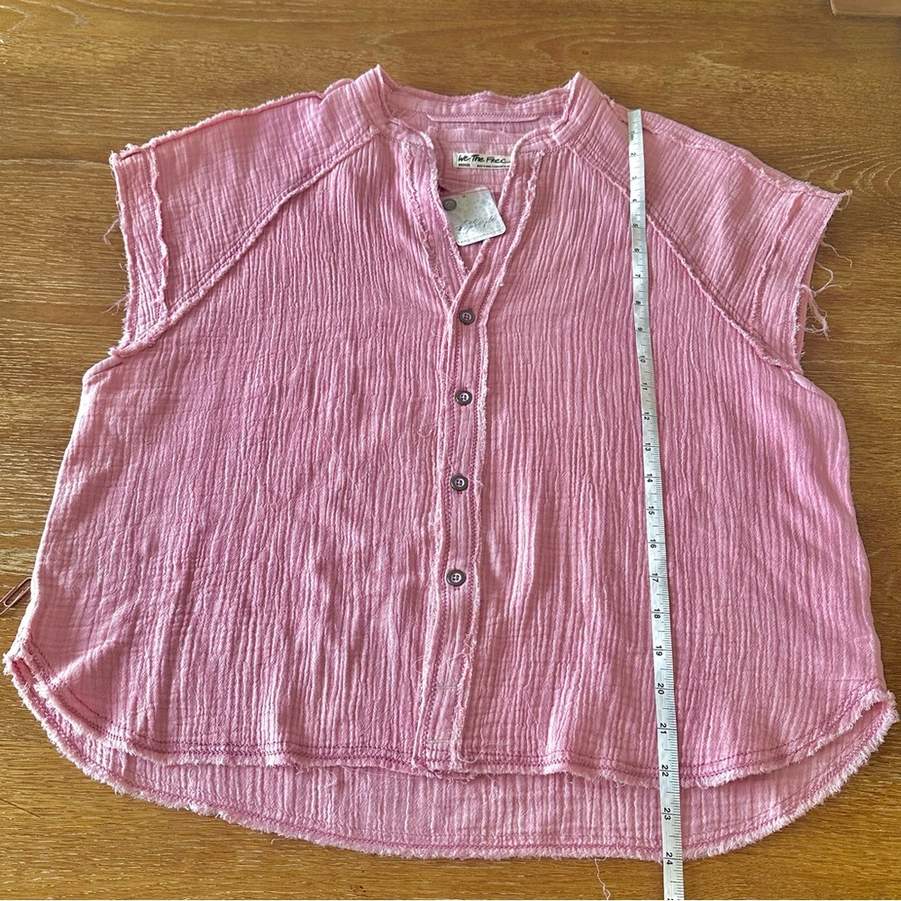 NWT Free People Women’s Dreamy Days Shirt Size Medium - Picture 9 of 10
